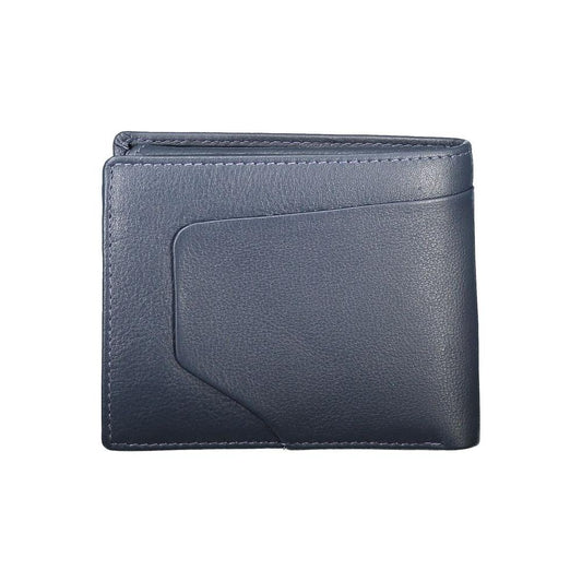 Piquadro Blue Leather Wallet Piquadro