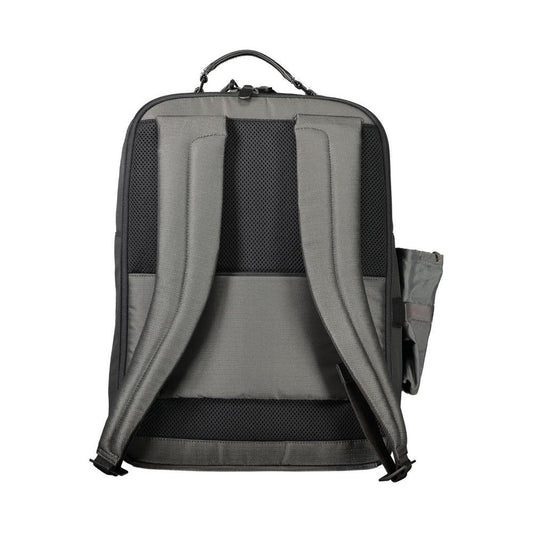 Piquadro Gray Polyester Backpack Piquadro