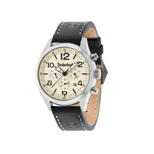 Timberland Black Leather Watch Timberland