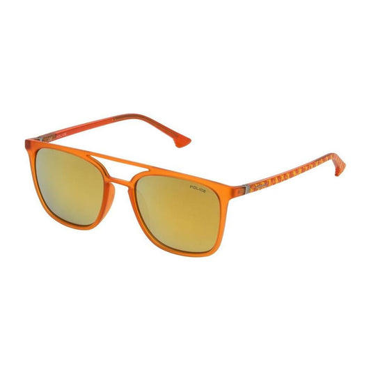 Police Orange Injected Sunglasses Police