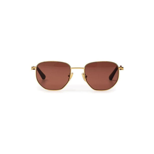 Bottega Veneta Gold Metal Sunglasses Bottega Veneta