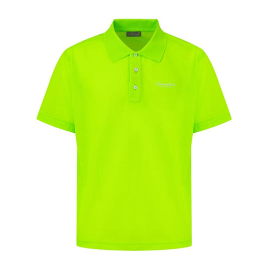 Dior Green Cotton Polo Shirt Dior