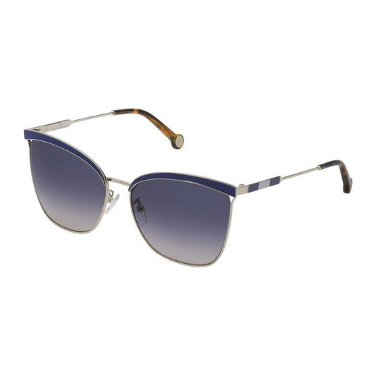 Carolina Herrera Silver Metal Sunglasses Carolina Herrera