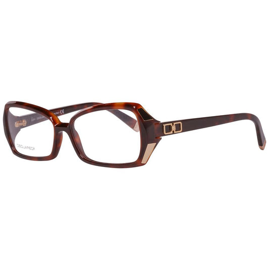 Dsquared² Brown Plastic Glasses (Frames) 1728,67434610848,Accessories,Brown,Dsquared²,Glasses (Frames) - Glasses and Sunglasses - Accessories,Glasses and Sunglasses - Accessories,New with tags,Women