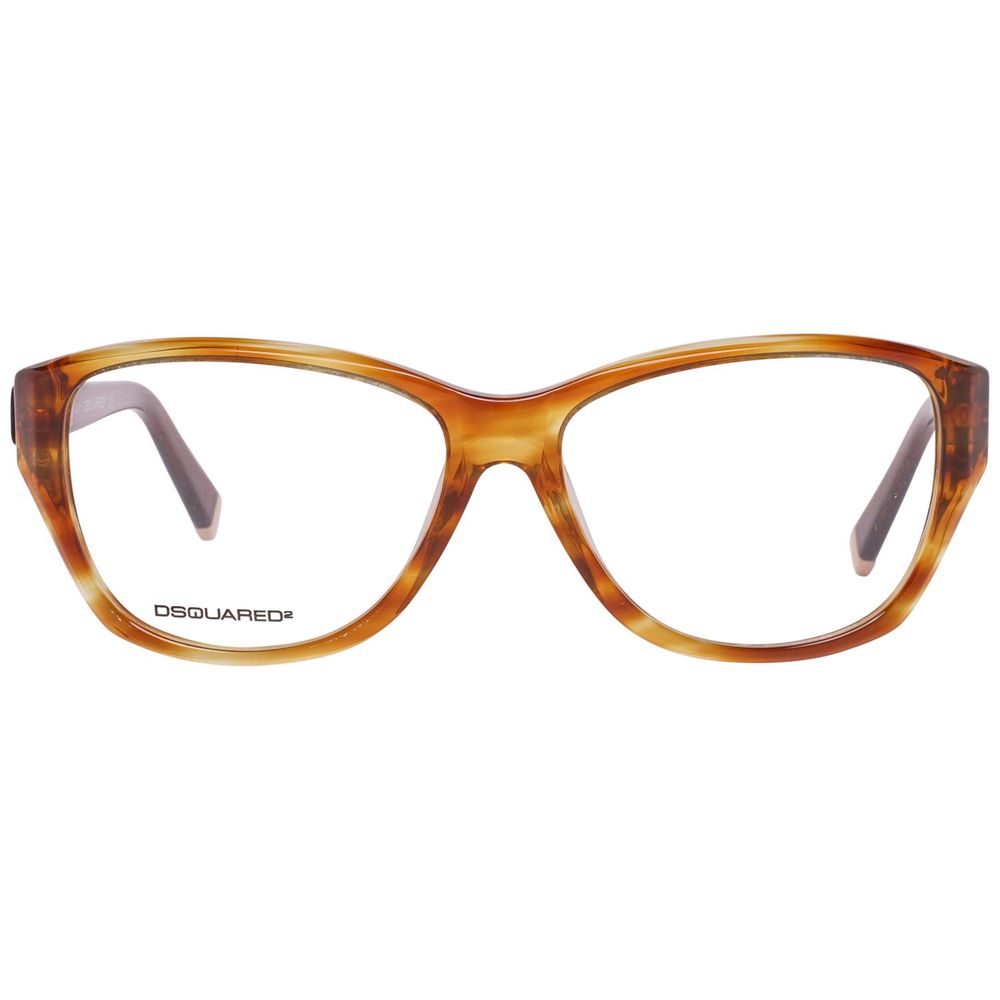 Dsquared² Brown Plastic Glasses (Frames) 1728,67434610848,Accessories,Brown,Dsquared²,Glasses (Frames) - Glasses and Sunglasses - Accessories,Glasses and Sunglasses - Accessories,New with tags,Women