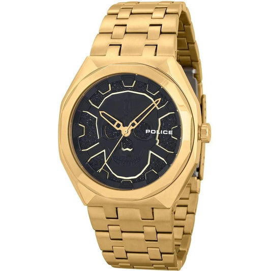 Police Gold Stainless Steel Watch Police