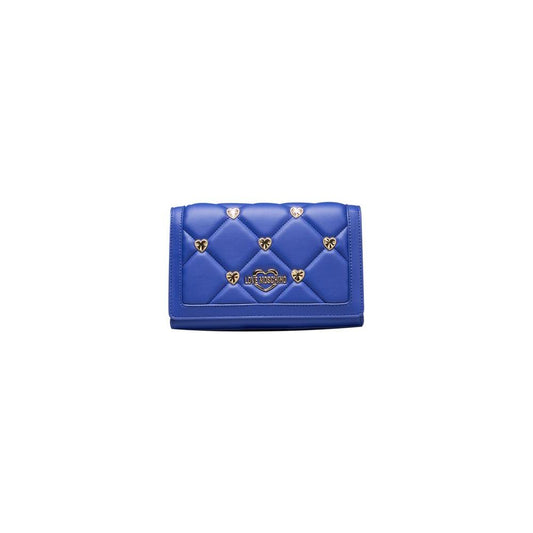 Love Moschino Blue Polyethylene Crossbody Bag Love Moschino