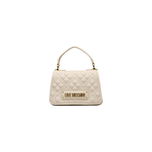 Love Moschino Beige Polyethylene Handbag Love Moschino