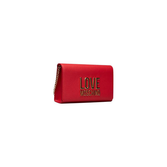 Love Moschino Red Polyethylene Crossbody Bag Love Moschino