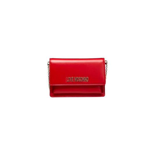 Love Moschino Red Polyethylene Crossbody Bag Love Moschino