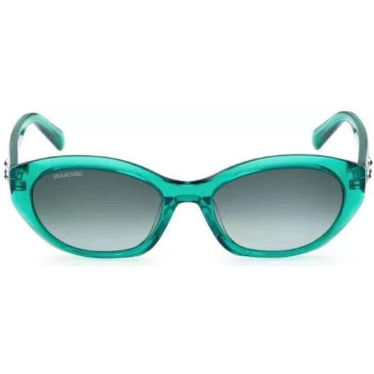 Swarovski Green Plastic Sunglasses Swarovski