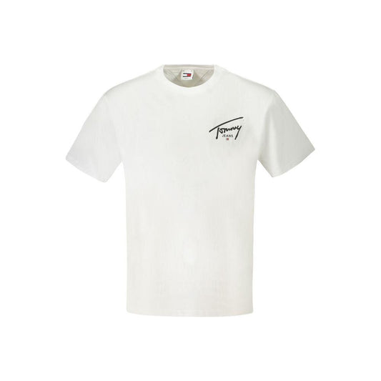 Tommy Hilfiger White Cotton T-Shirt Tommy Hilfiger