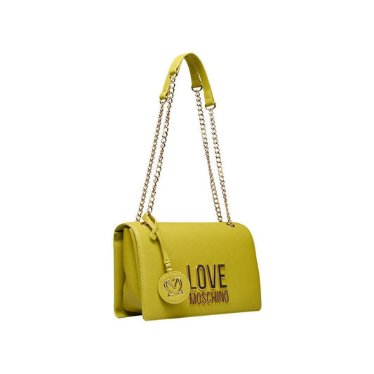 Love Moschino Yellow Polyethylene Crossbody Bag Love Moschino