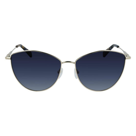 Longchamp Gold Metal Sunglasses Longchamp