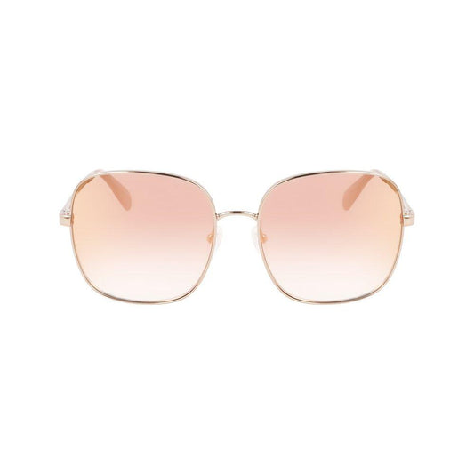 Longchamp Gold Metal Sunglasses Longchamp