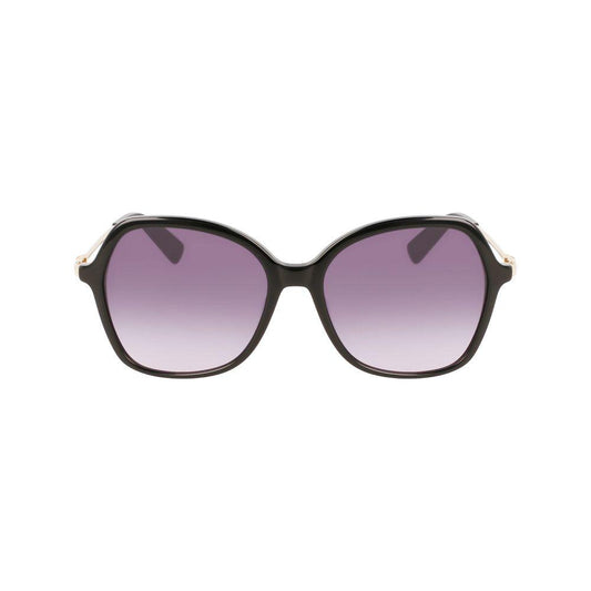 Longchamp Black Acetate Sunglasses Longchamp