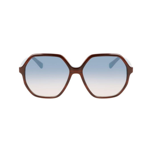 Longchamp Brown Acetate Sunglasses Longchamp