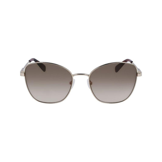 Longchamp Gold Metal Sunglasses Longchamp