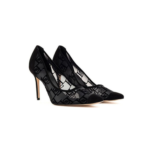 Elisabetta Franchi Black Nylon Pump Elisabetta Franchi