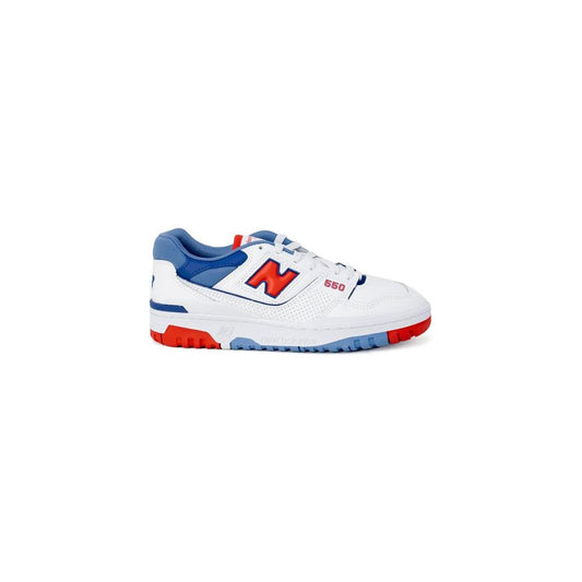 New Balance Blue Synthetic Leather Sneaker New Balance