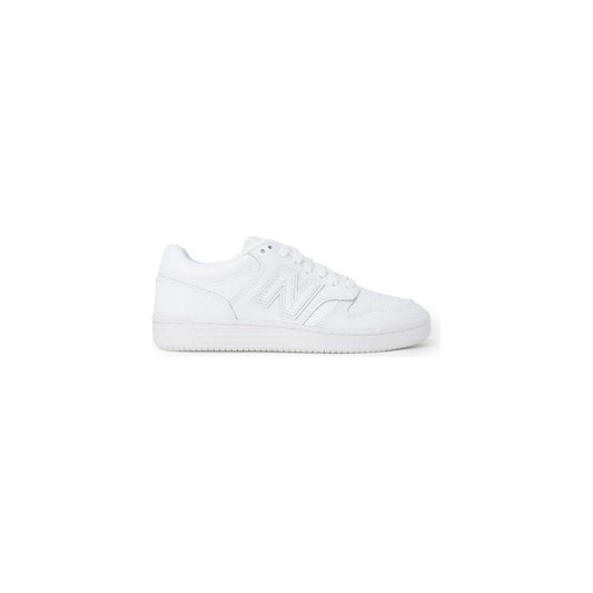 New Balance White Synthetic Leather Sneaker New Balance