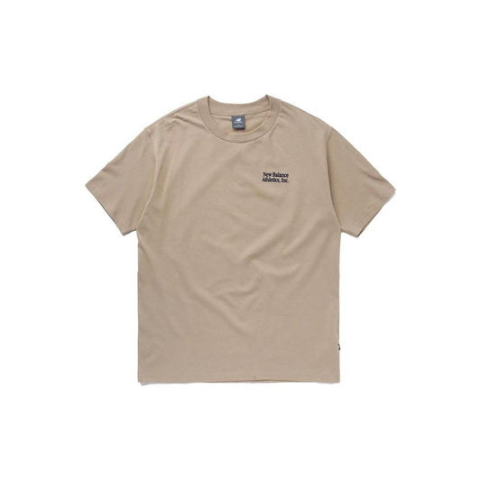 New Balance Beige Cotton T-Shirt New Balance