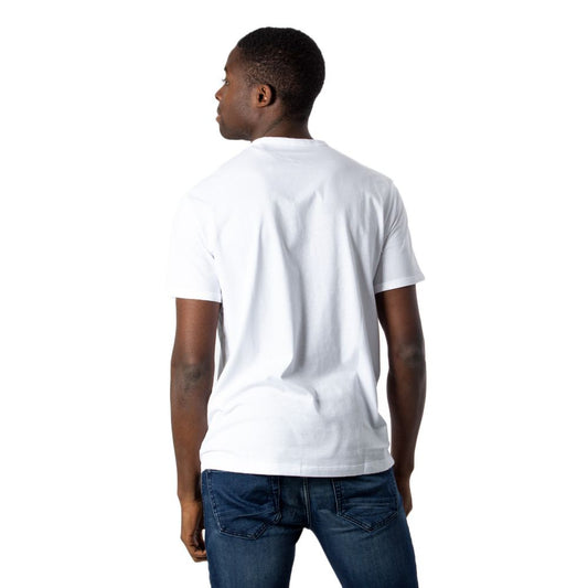 Armani Exchange White Cotton T-Shirt Armani Exchange