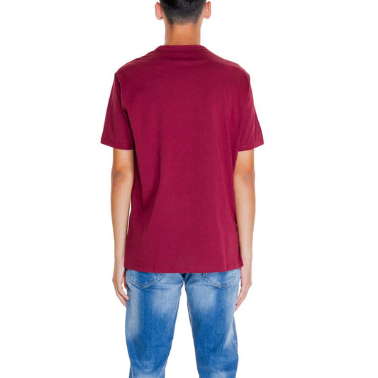 Armani Exchange Bordeaux Cotton T-Shirt Armani Exchange