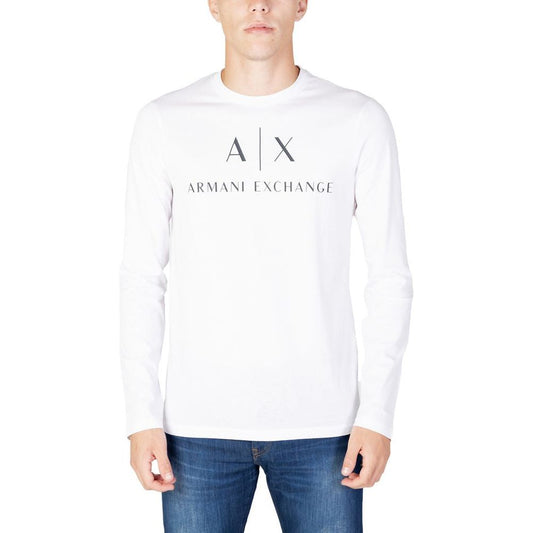 Armani Exchange White Cotton Shirt Armani Exchange