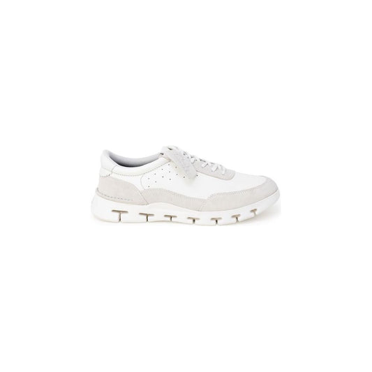 Clarks White Leather Sneaker Clarks