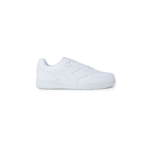 Diadora White Synthetic Leather Sneaker Diadora