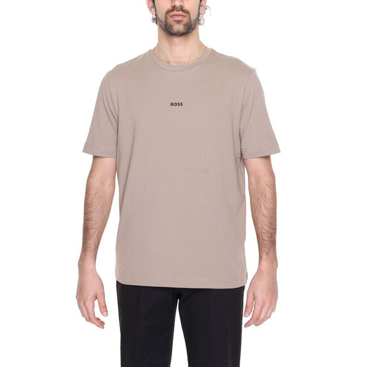 Hugo Boss Brown Cotton T-Shirt Hugo Boss