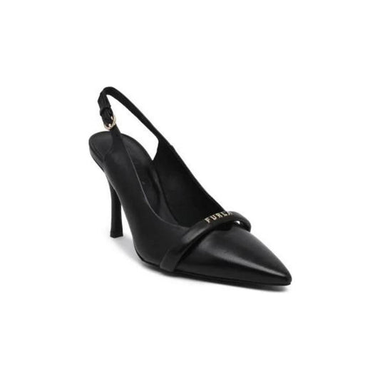 Furla Black Leather Pump Furla