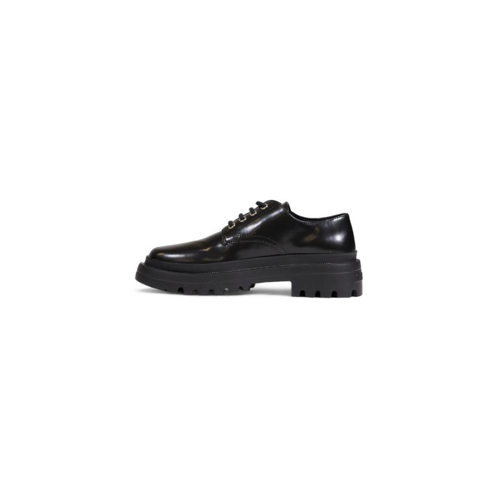 Love Moschino Black Polyethylene Flat Shoe Love Moschino