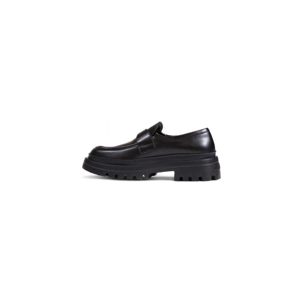 Love Moschino Black Polyethylene Flat Shoe Love Moschino