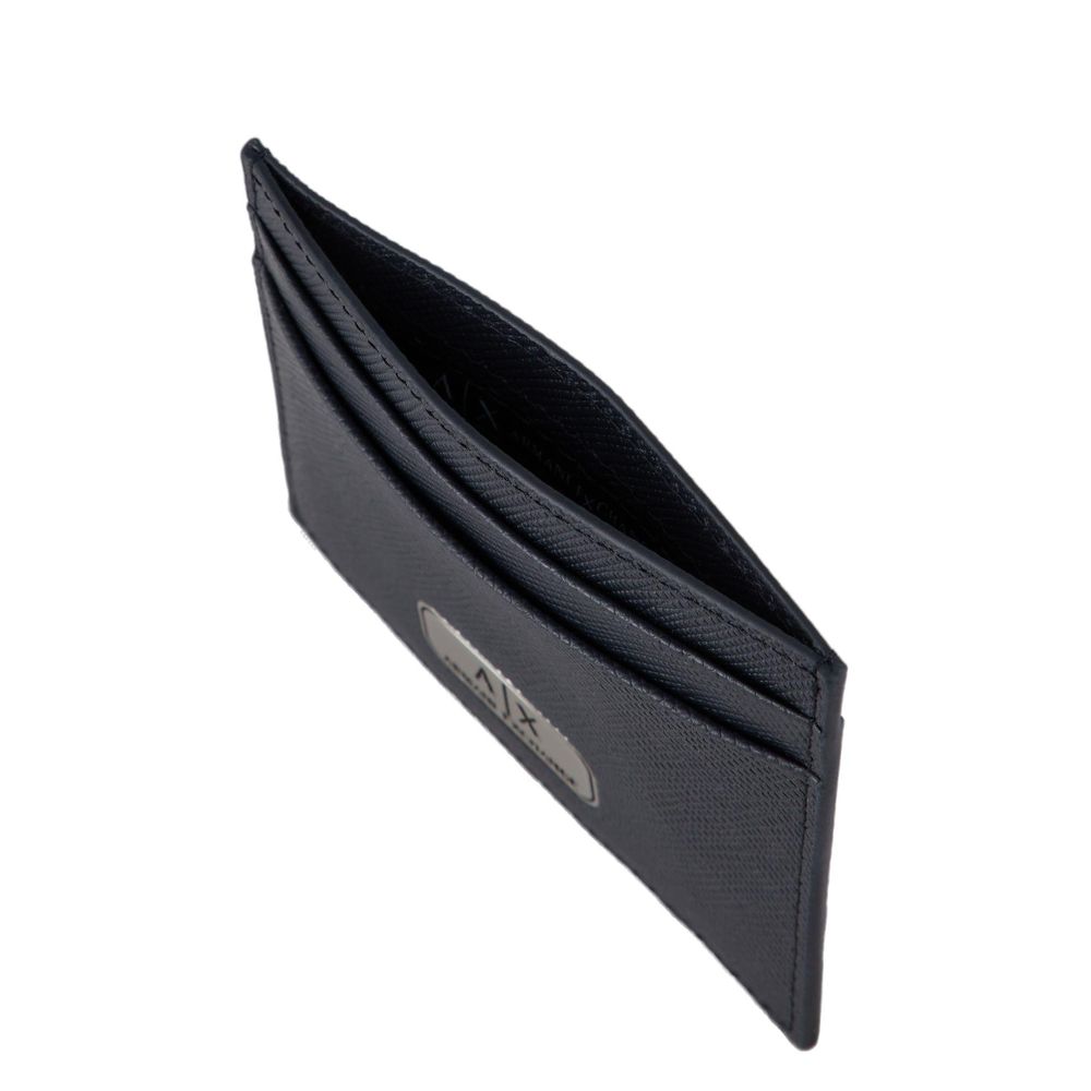 Armani Exchange Black Leather Wallet Armani Exchange