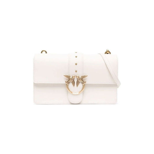 PINKO White Leather Handbag PINKO