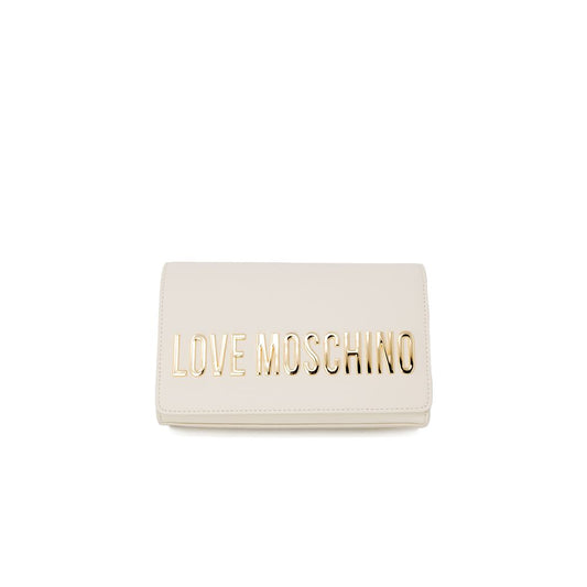 Love Moschino Beige Polyethylene Handbag Love Moschino