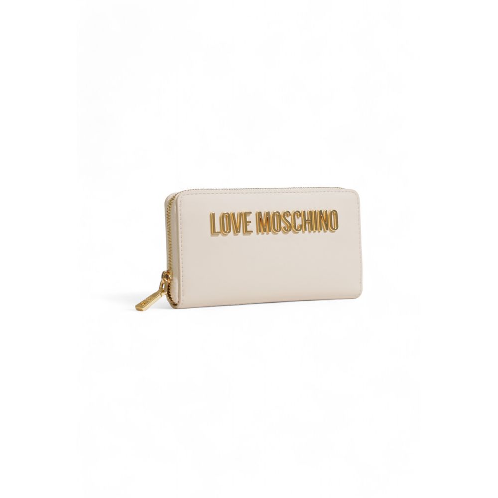 Love Moschino Beige Polyethylene Wallet Love Moschino