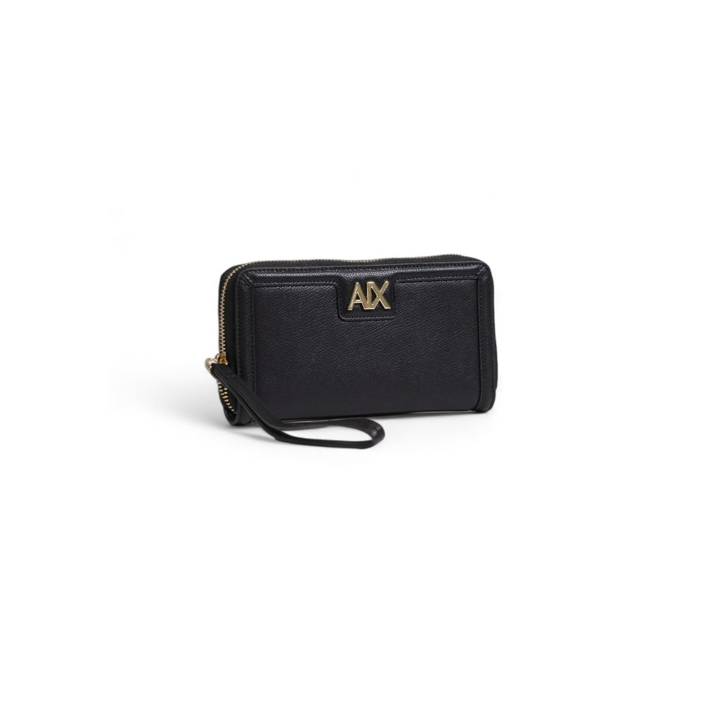 Armani Exchange Black Polyester Wallet Armani Exchange