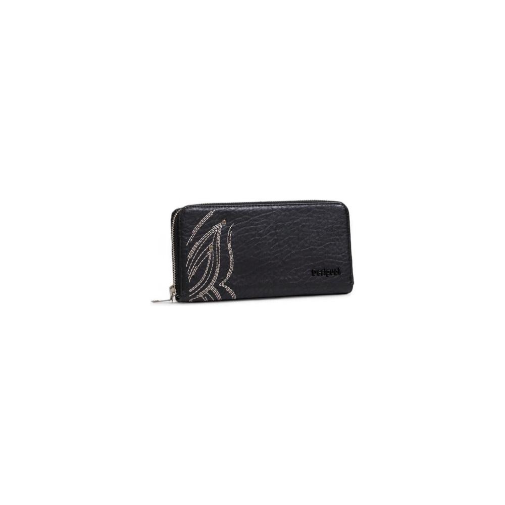 Desigual Black Polyethylene Wallet Desigual