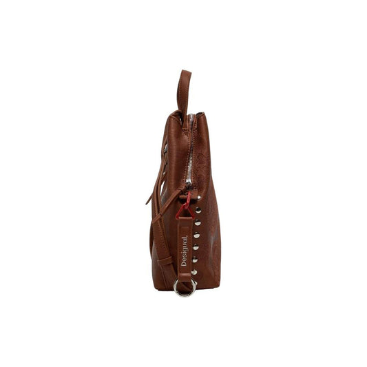 Desigual Brown Polyethylene Backpack Desigual