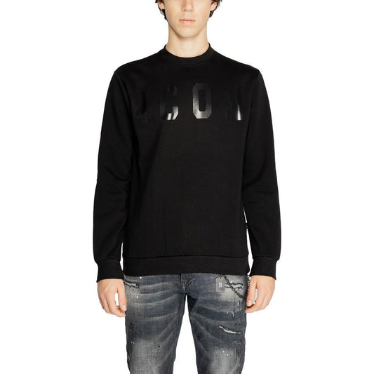 Icon Black Cotton Sweater Icon