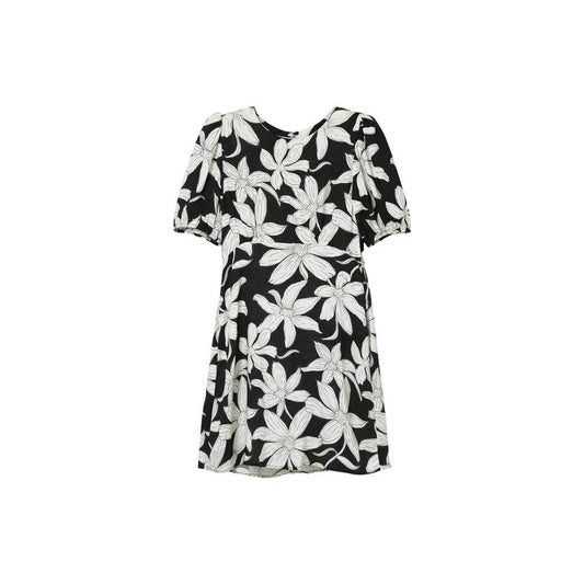 Desigual Black Viscose Dress Desigual