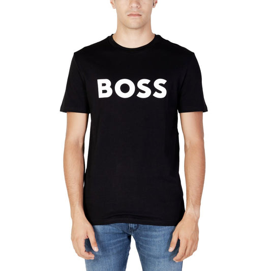 Hugo Boss Black Cotton T-Shirt Hugo Boss