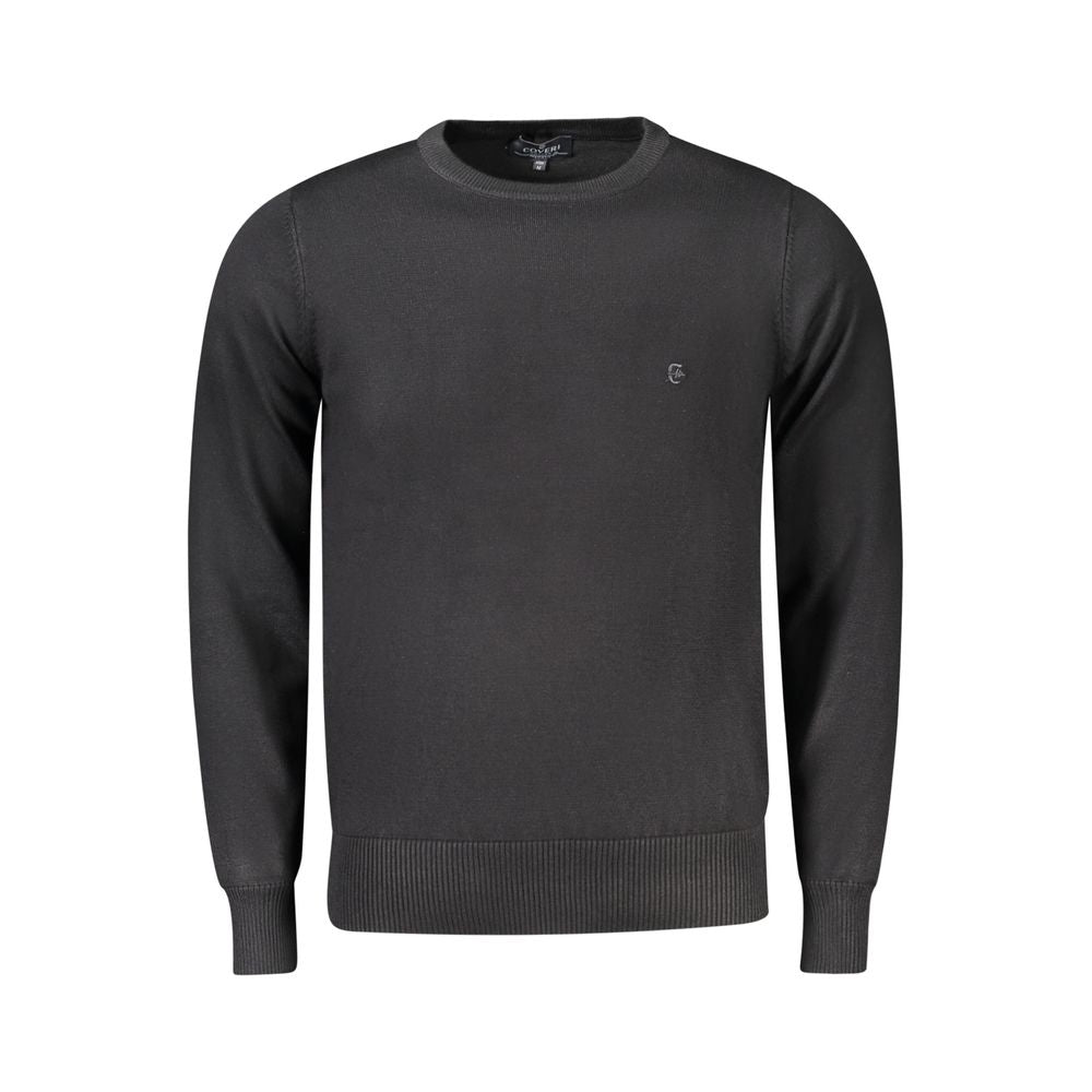 Coveri Moving Black Nylon Sweater Coveri Moving