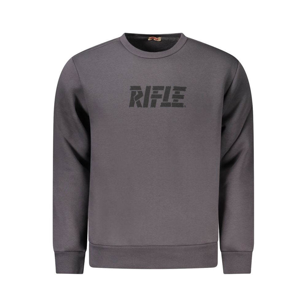 Rifle Gray Cotton Sweater Rifle