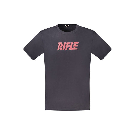 Rifle Blue Cotton T-Shirt Rifle