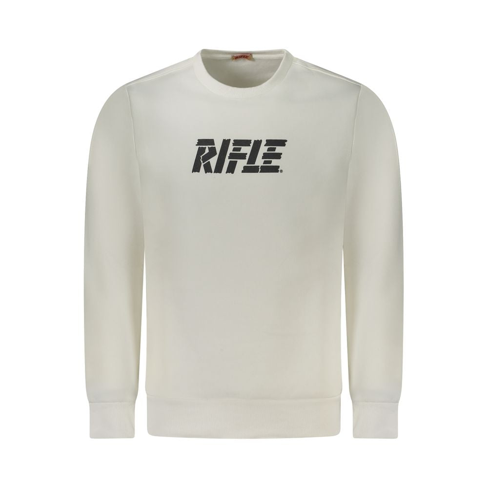 Rifle White Cotton Sweater Rifle