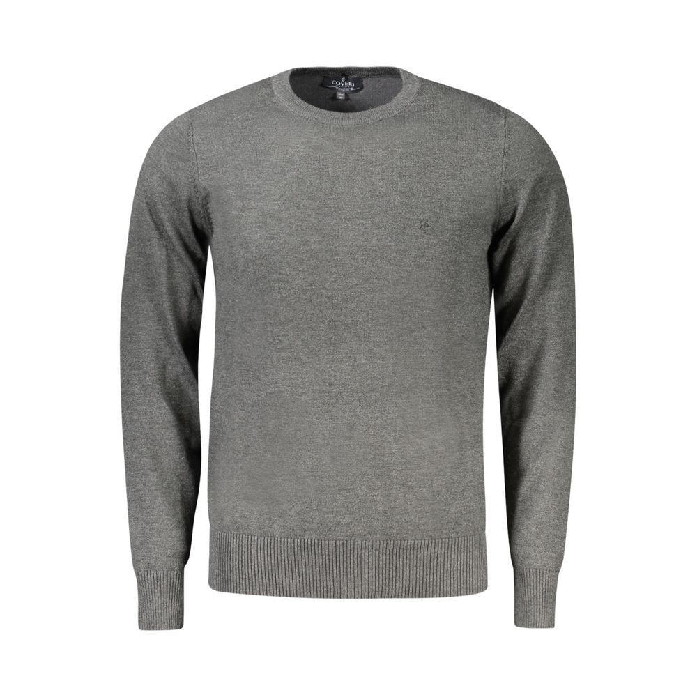 Coveri Moving Gray Nylon Sweater Coveri Moving